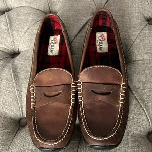 Size 10 leather Eastland penny loafers